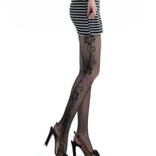 Новые Сексуальные женские сексуальные розовые колготки в сеточку с узором сбоку сетчатые колготки чулки глянцевые колготки