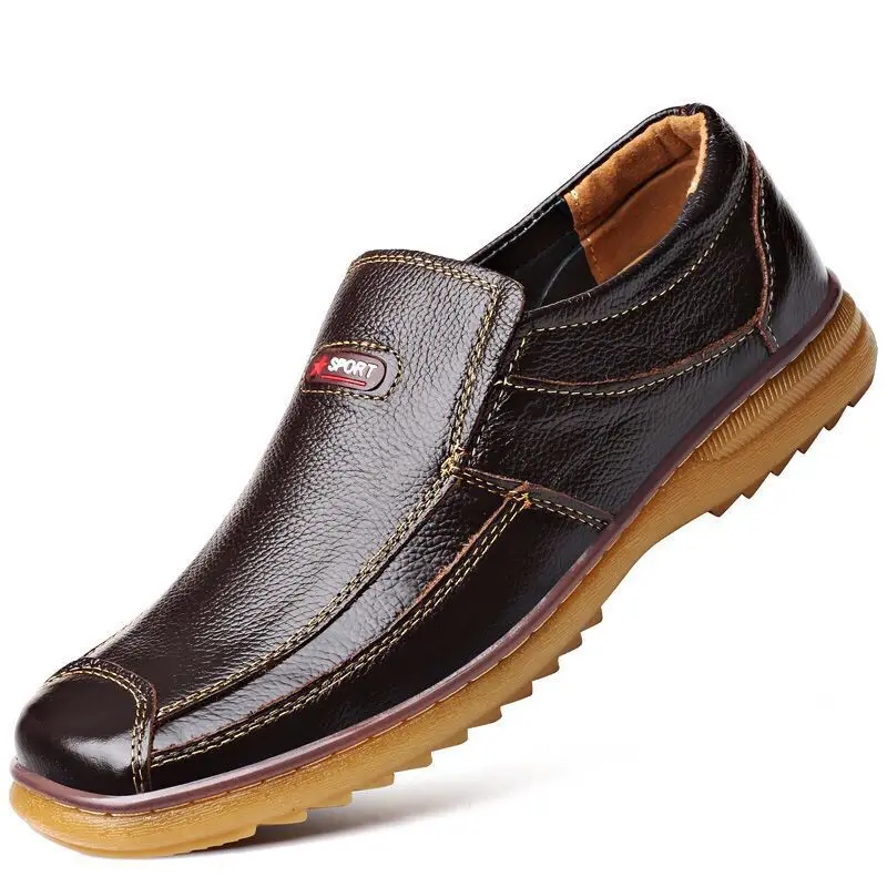 

Spring Men Shoes Casual Breathable Soft Mens Loafers Light Leather Shoes Flats Fashion Slip-On Driving Shoes Zapatillas Hombre