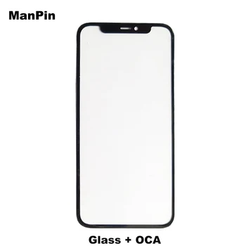 

10pcs/lot Screen Glass with OCA for iPhone 11Pro 11 XS MAX X XR LCD Dispaly Front Panel Glass Broken Replace Phone Spare Parts