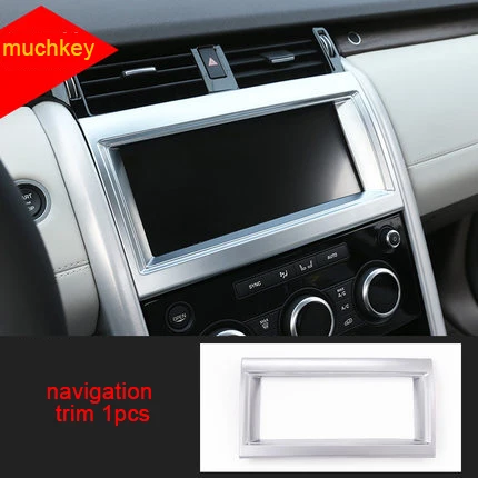 Navigation trim Для Land Rover discovery5- хромированная навигационная Отделка 1 шт - Цвет: Navigation trim