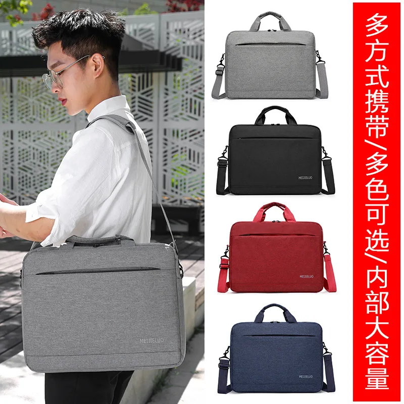 

Business Briefcase MEN'S Handbag Cross Laptop Computer Bag Nylon Waterproof Large-Volume Crossbody Bag