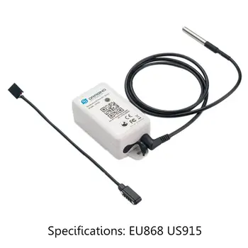

LHT65 LoRaWAN Temperature & Humidity Sensor SHT20 DS18B20 with 2400mAh Battery 3200 data records EU868 US915
