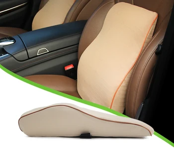 

Lumbar Support for Office Chair Car Seat Supports Memory Foam Waist Pad Massage Point Design Relieve Fatigue Back Pillow