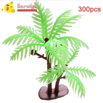 

Surwish 300pcs 7.5 X 6cm Plastic Simulates Plant Models Tree Decoration Gardening Scene Sand Table Microlandschaft Coconut Tree