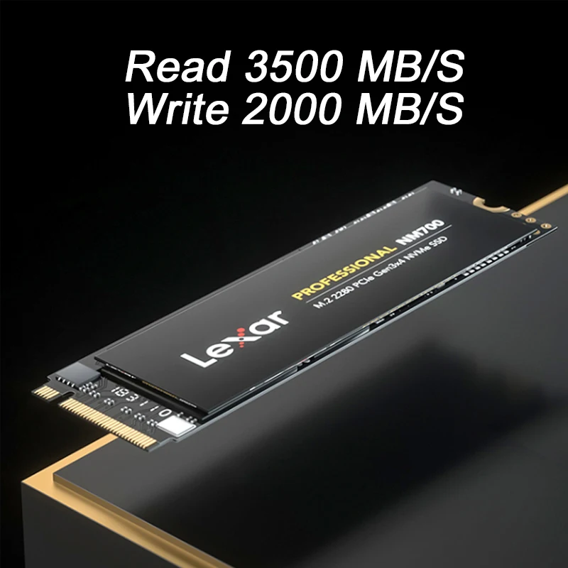 Ноутбук Lexar 256 ГБ 512 ГБ 1 ТБ SSD NVMe PCIe Gen3x4 NM700 M.2 2280 TLC HDD 256 ГБ 512 ГБ 1 ТБ Внутренний твердотельный накопитель