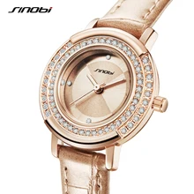 

SINOBI Fashion Luxury Women Watches Diamond Watches Ladies Business Watch Japanese Quartz Movement WaterproofClock Montre Femme