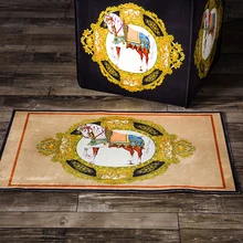 Коврик европейский дизайн высокое качество Противоскользящий большой ковер домашний декор для гостиной роскошный дворцовый плюшевый коврик печатные дверные маты