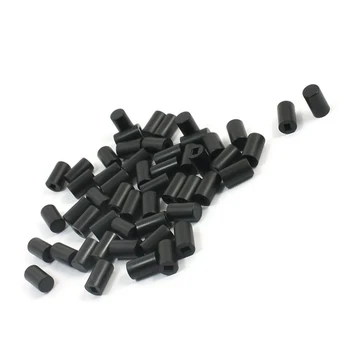 

New 50Pcs Micro Tactile Pushbutton Switch Cap Cover Protector Black 6x10mm