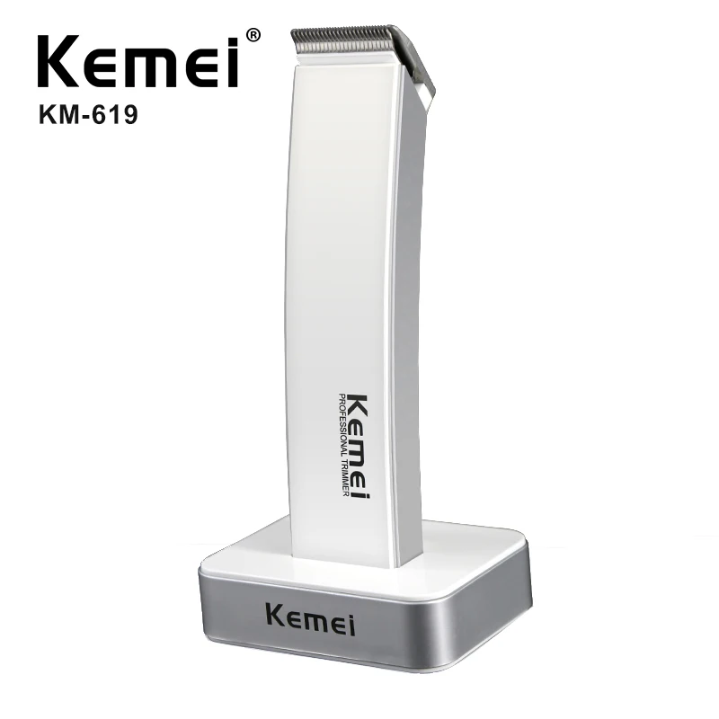Kemei профессиональный электрический триммер для бороды перезаряжаемая Мужская