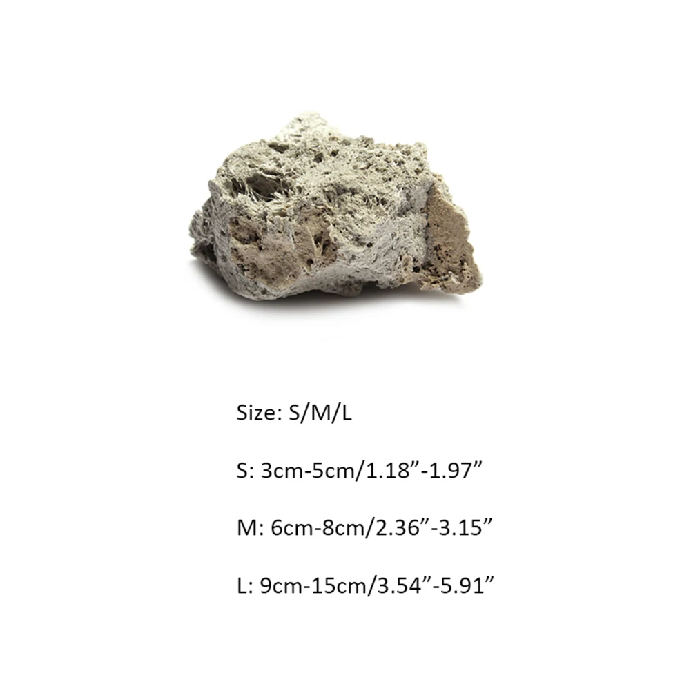 Pumice камень аквариум Аквариум Украшение Рок натуральный пемза вид