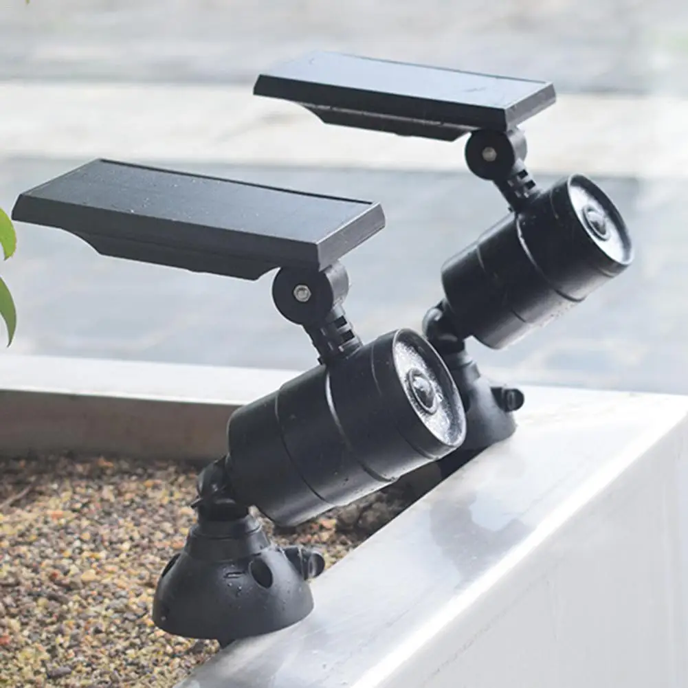 

Solar Powered 8 LED Lamp Adjustable Solar Spotlight In-Ground IP65 Waterproof Landscape Pathway Wall Light Outdoor Lighting