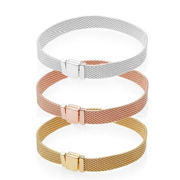 

KAKANY high quality 597712 567712 587712 ROSE SHINE REFLEXIONS BRACELET Women's Wedding Vintage Charm Luxury Jewelry