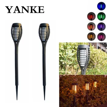 

YANKE LED Solar Lawn Lights Outdoor IP67 Lamp for Courtyard Garden Balcony Waterproof Led Solar Garden Light Lawn Night Light