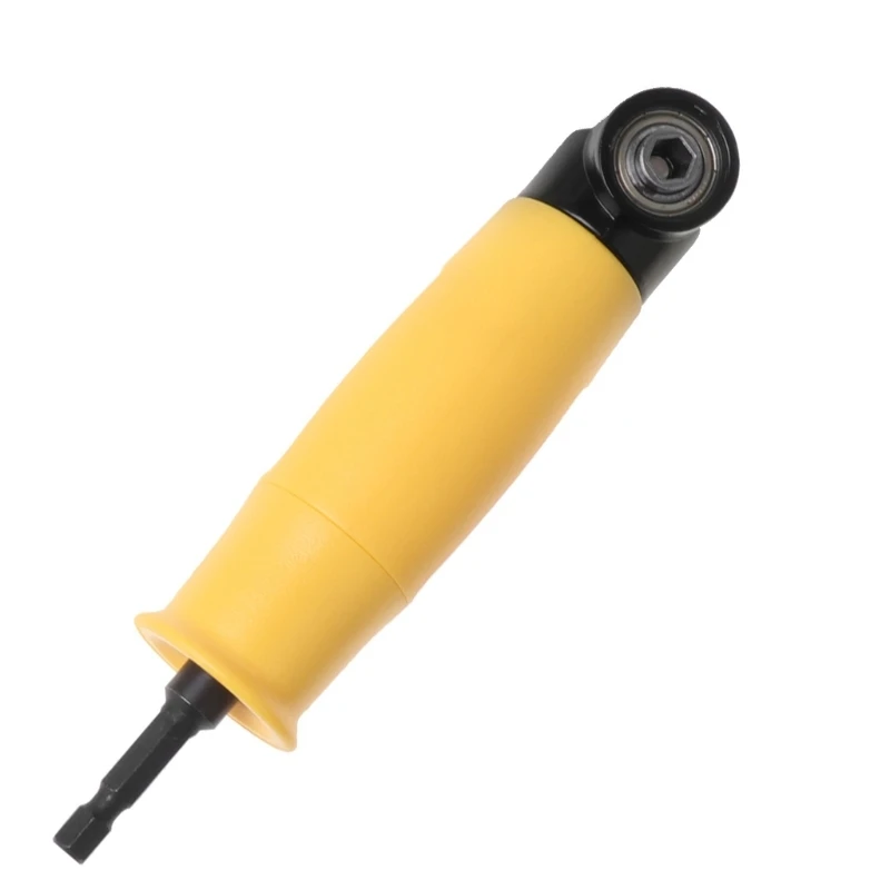 

90 Degree Angle Extension Right Driver Drilling Shank Screwdriver Magnetic 1/4 Inch Hex Drill Bit Socket Holder Adaptor Sleeve