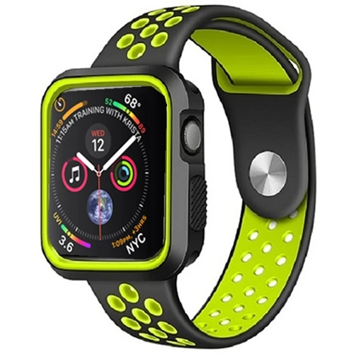 Чехол+ ремешок для apple watch band apple watch 5 4 3 band 44 мм 40 мм correa iwatch band 42 мм 38 мм защитный чехол - Цвет ремешка: band case