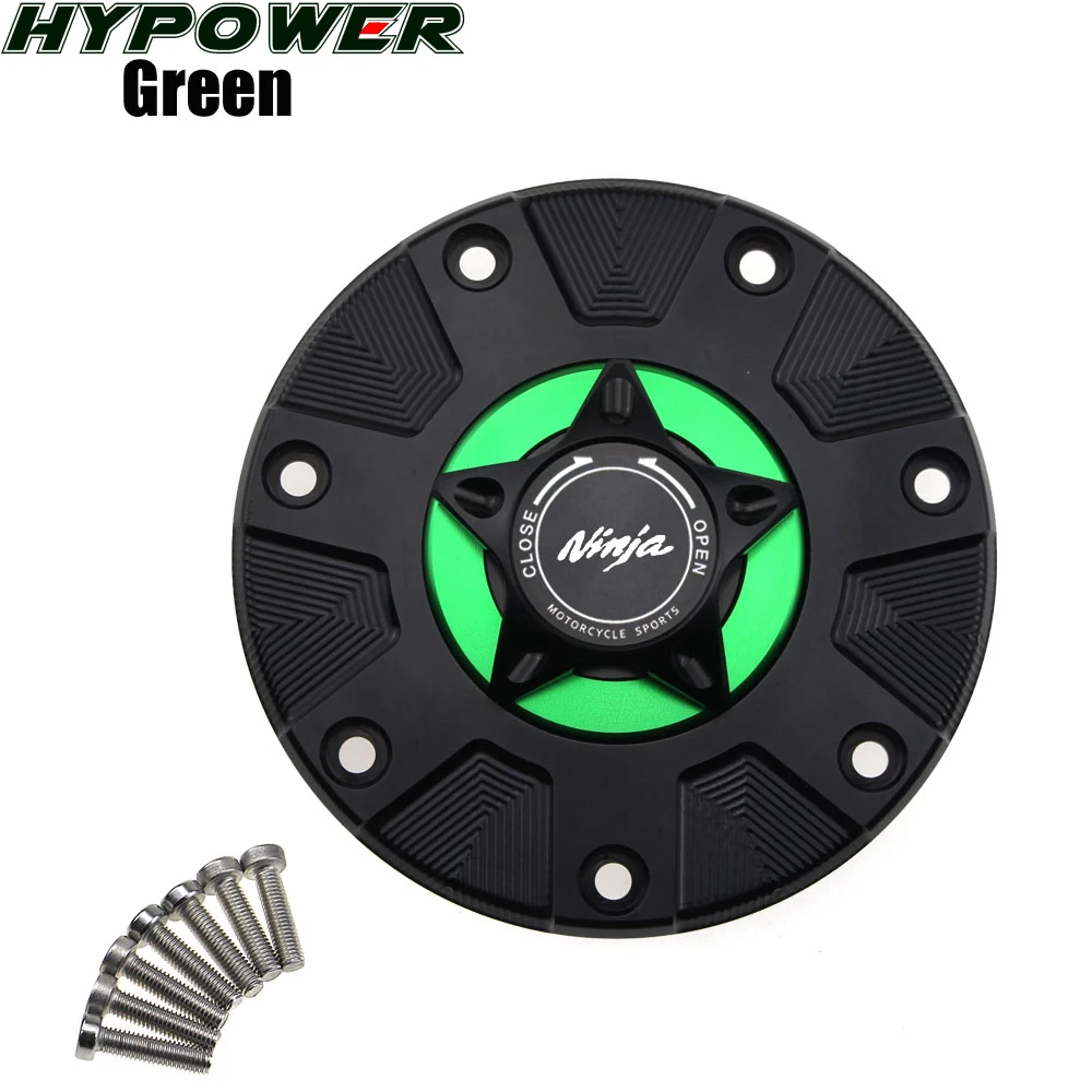Крышка газового топливного бака для Kawasaki Ninja 500/500R/EX500/GPZ500/GPZ500S все годы мотоцикла CNC алюминиевая масляная крышка мотоцикла