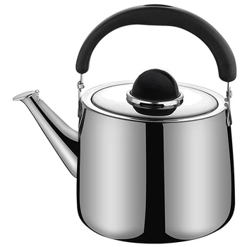 

Tea Kettle Stovetop Teapot 2 Liter Stainless Steel Hot Water Kettle Whistling -Mirror Finish,Folding Handle,Fast to Boil, Whistl