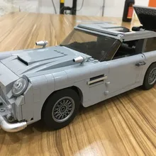 21046 Creator James Bond известный автомобиль Aston DB5 Модель Строительный Блок Совместимые части игрушек с bela Technic