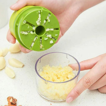 

New Household Grinder Kitchen Tool Manual Pressure Garlic Grinder Mixer Plastic Garlic Grind Walnut Powder Tool Ginger