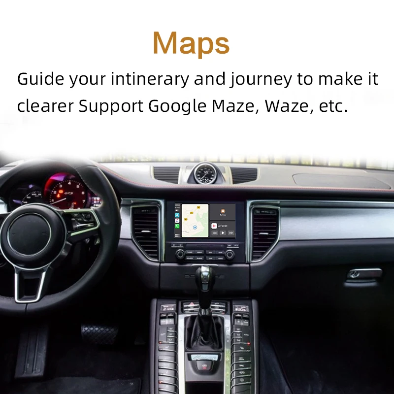 Sinairyu Wifi беспроводной Carplay для Porsche PCM3.1/PCM4.0 Android Авто/зеркало iOS зеркалирование 2010- Cayenne/boxxter/911/Macan
