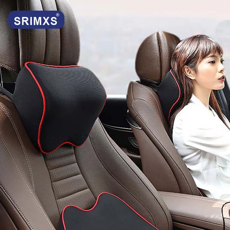 Car Neck Headrest Pillow Cushion Auto Seat Head Support Protector