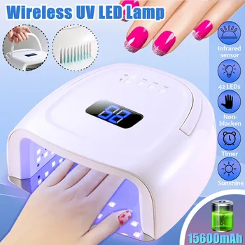 

60W Newest High Power Gel Lamp 42 leds UV Lamps Fast Nail Dryer With Big Room and Timer Smart Nail Tools