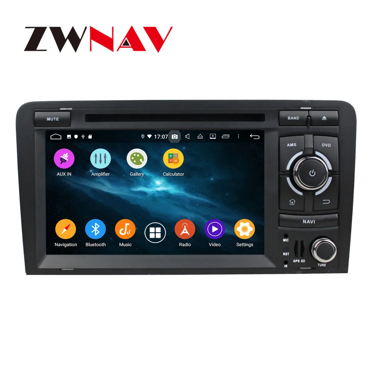 Android 9 4+ 64G DSP ips автомобильный dvd-плеер gps навигация для Audi A3 2006-2013 головное устройство мультимедийный Кассетный плеер рекордер