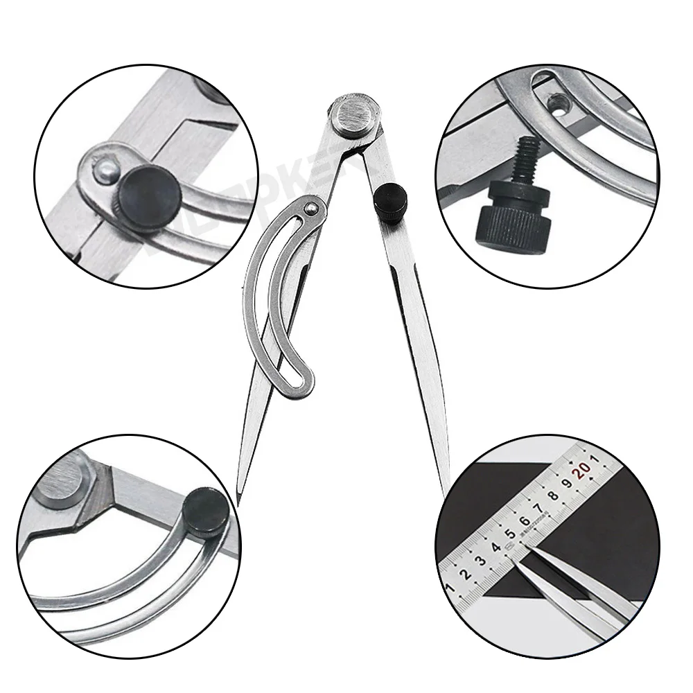 Регулируемый шарнирный компас вращающийся инструмент для кожевенного ремесла