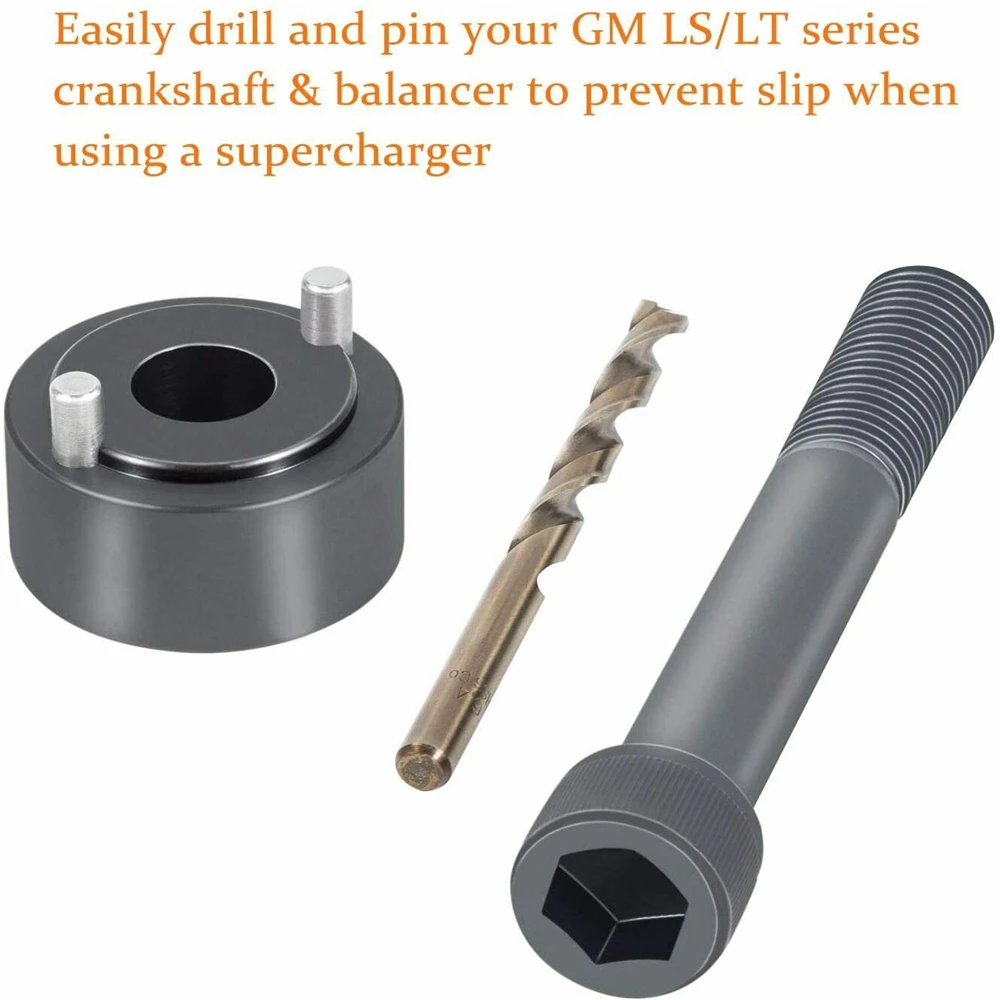 Crank Pin Kit for LS1 LS2 LS3 LT1 LQ4 LQ9 LSX LSA 5.3 6.0 Crankshaft Damper Drill Pinning Fixture Tool