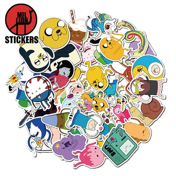 

25/50pcs Adventure Time Cartoon Cute Laptop Stickers DIY Sticker for Kids Toys Cars Phone Laptop Bicycle Waterproof