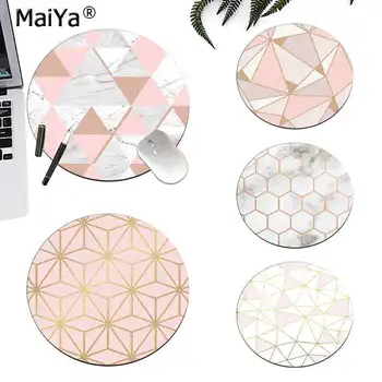 

MaiYa Rose Gold Marble Soft Rubber Professional Gaming Mouse Pad Computer gaming Mousepad Rug For PC Laptop Notebook
