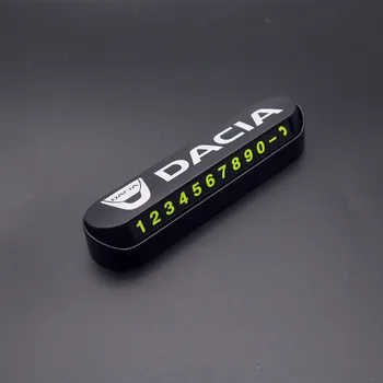 

Car Styling Temporary Parking Card Phone Number Card Plate Park Stop For Dacia Lodgy 2 Mcv Sandero Duster Logan Sandero