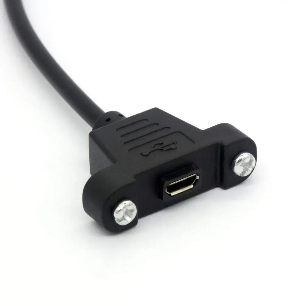 Панельный Удлинительный кабель micro usb со штекером на гнездо|Компьютерные кабели и