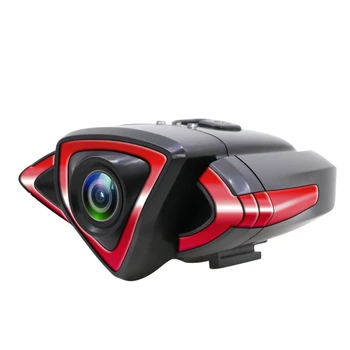 

Motorcycle Driving Recorder Dvr Remote Control Bicycle Turn Signal Warning Light Wifi Mobile Phone Connection Gps Track-Red
