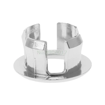 

Bathroom Basin Sink Overflow Ring Six-foot Round Insert Chrome Hole Cover Cap