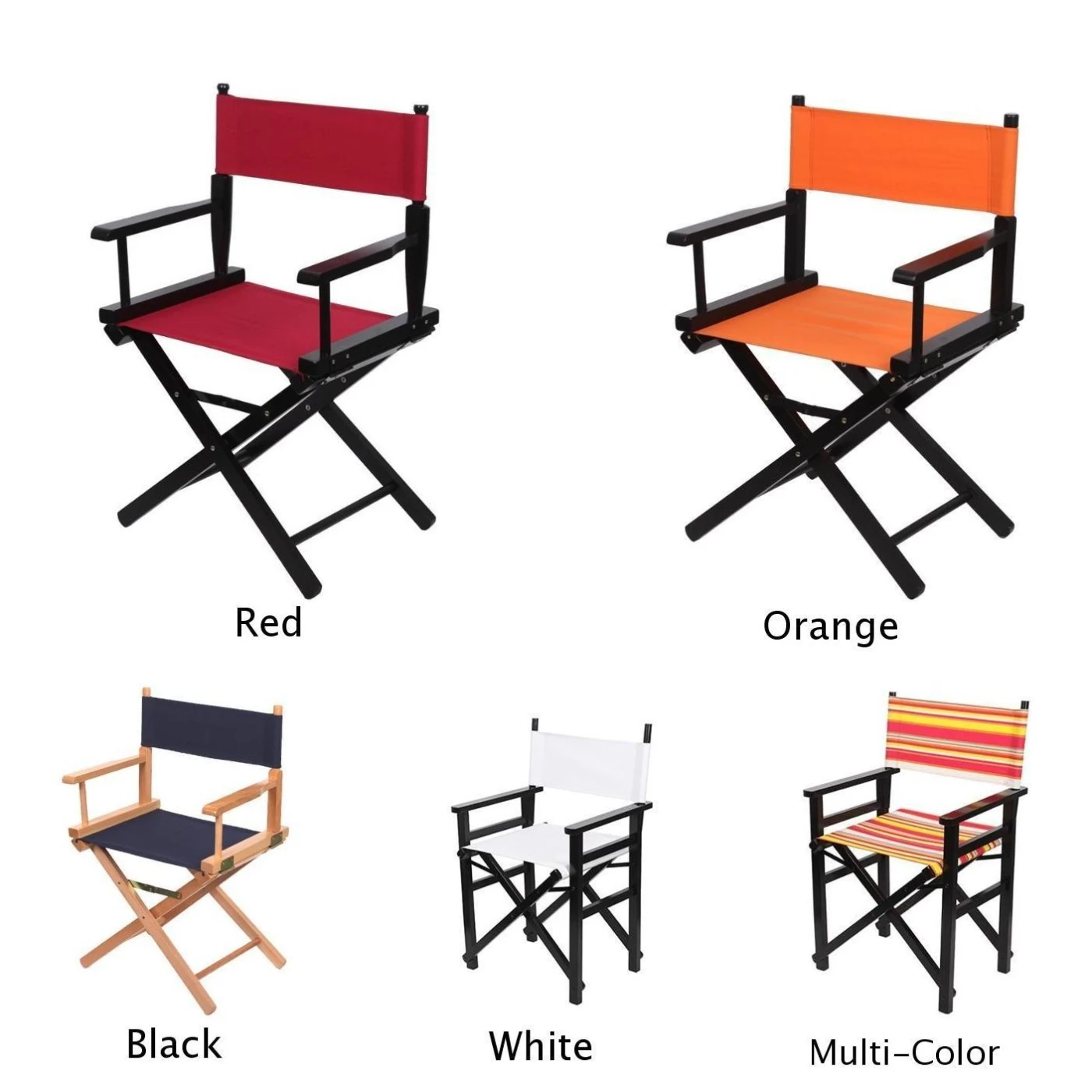 1 * Set Of Chairs Cover	Outdoor Furniture For Directors Chairs Cover Outdoor Garden Canvas Seat Covers Replacement