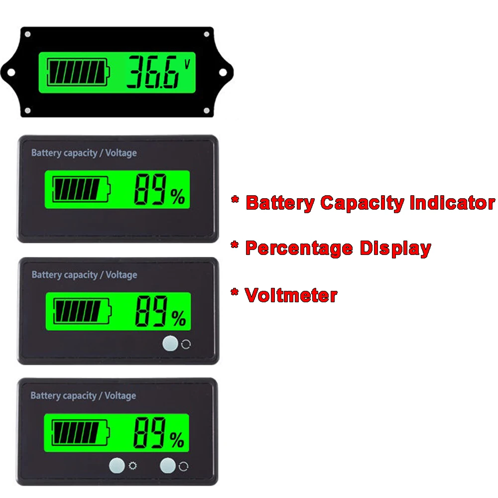 12 V 5L Lithium Batterie Kapazität Tester Anzeige Monitor Analyzer Test 