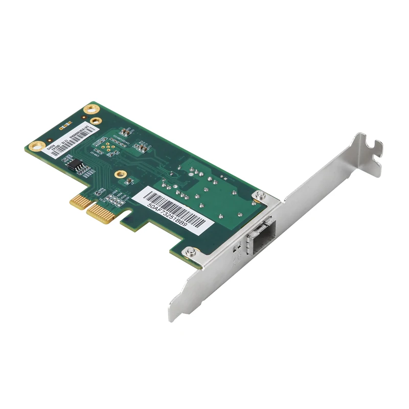 Intel I210 чипсет PCIe Gigabit 1000M Одиночная SFP волоконная сетевая lan Карта 1 порт sfp адаптер pci-e
