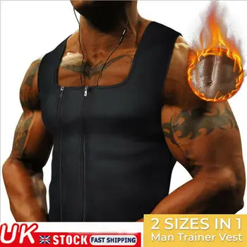 

Men HOT Slimming Vest for Weight Loss Trimmer Sauna Sweat Shaper Tank Tops Men Shapers