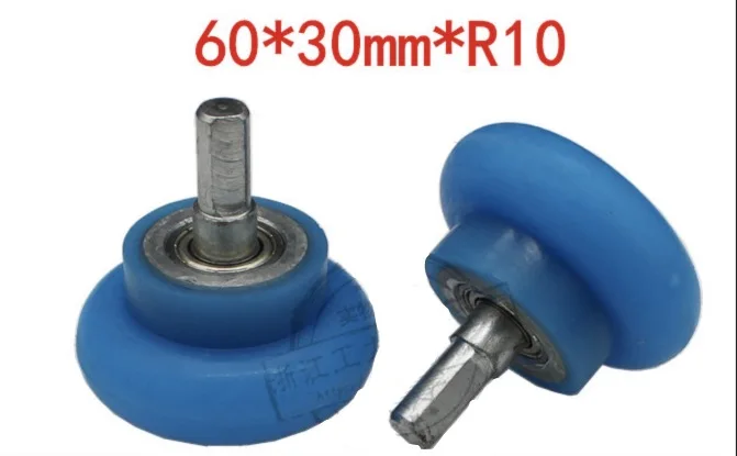 

4pcs/lot 60x30xR10 Woodworking Machine Bearing Wheel R Circular Arc Silicon Rubber Wheel