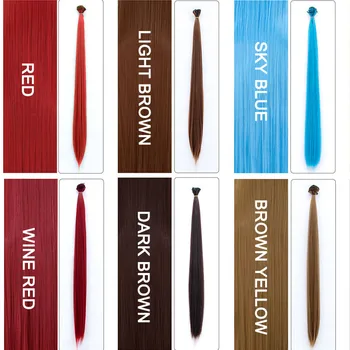 

DIANQI 60cm Synthetic Hair Modeling Hair Curtain Increase Hair Volume, Cosplay Anime Wig Special Hair Row Wigs