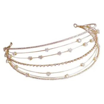 

1Pc Multi-Layer Headband Wedding Headpiece for Wedding Lady Girl Decor