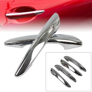 

4Pcs/Set Chrome Door Handle Protector Decorarion Cover Trims For 2019 2020 Mazda 3 BM Bn Sedan ABS Car Styling Accessories Trim