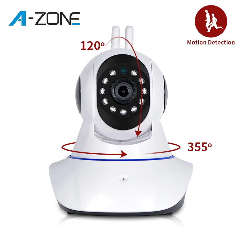 

A-ZONE 1080P HD Baby Monitor Home IP Camera Night Vision Auto Tracking Home Wireless Wifi Security Surveillance Baby Camera