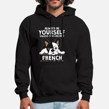 

Be Yourself French Bulldog Frenchie Dog Owner Gift Hoodie Christmas Frenchie Frenchie Christmas Owner Dog Breed Lover Bulldog