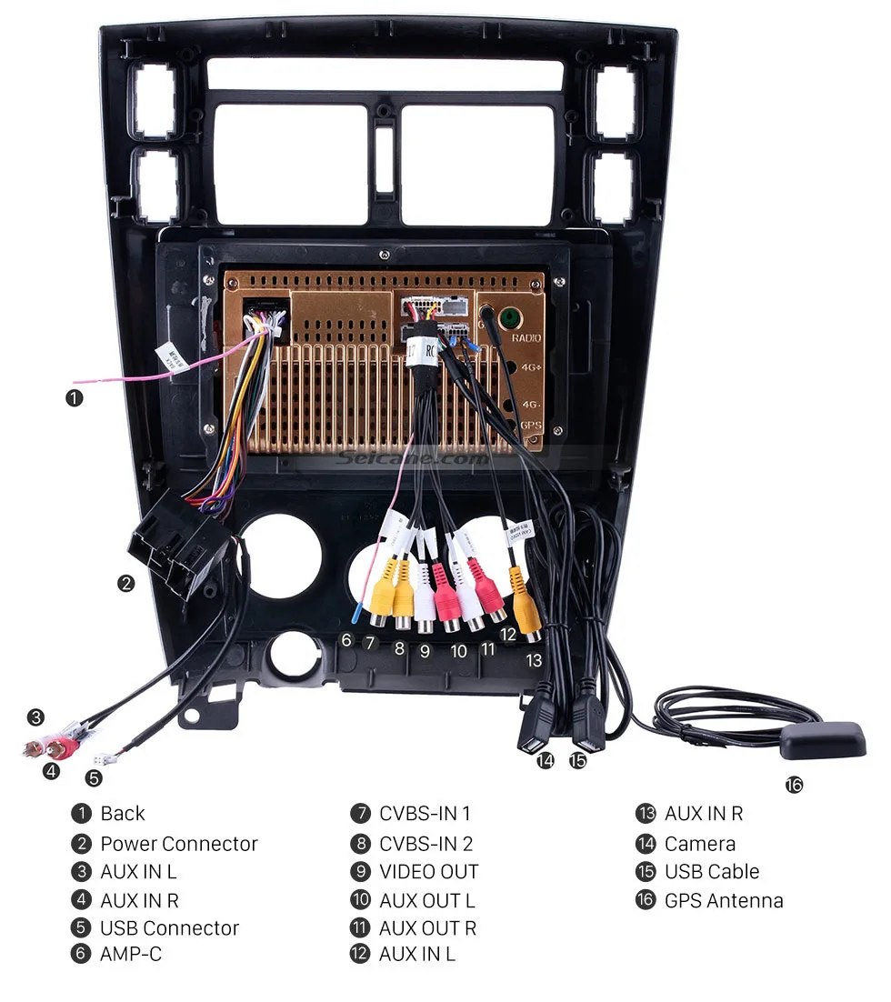 Discount Seicane 10.1" Android 8.1/9.0 Car Stereo 2Din 1+16GB Bluetooth Radio Player For 2006-2013 Hyundai Tucson LHD GPS Navi Quad Core 17