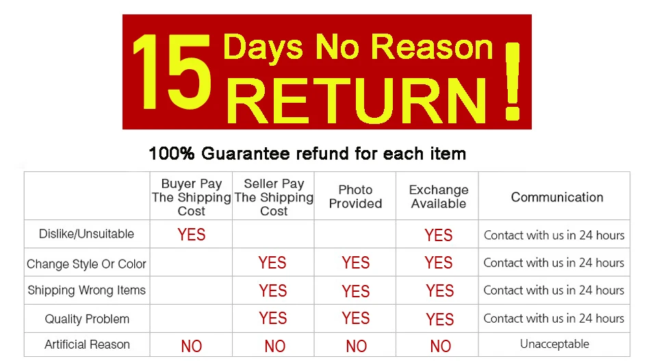 15天退货