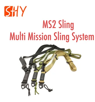 MS2 Multi Mission Sling Systeem Twee-Point Sling Voor Water Gel Bal Blaster Aeg Airsoft Speelgoed Pistool MS2 Multi Mission Sling Systeem Twee-Point Sling Voor Water Gel Bal Blaster Aeg Airsoft Speelgoed Pistool