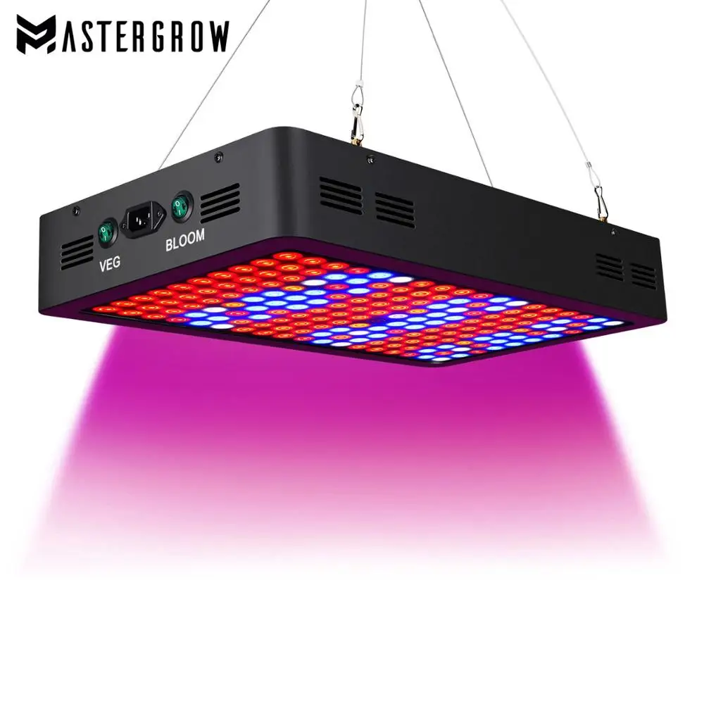Double Switch 600W 1200W 1800W Full Spectrum LED grow light Veg/Bloom