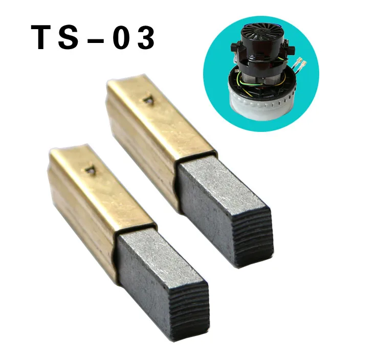 8.3x11x32mm TS-03 suction machine motor carbon brush, D-136, with copper tube